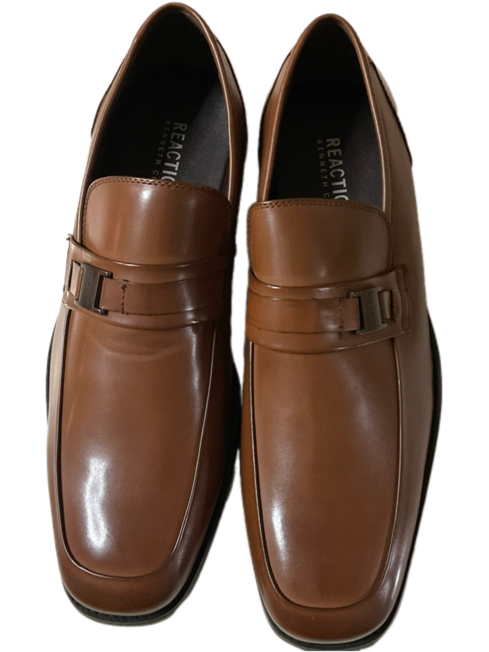 Kenneth Cole Reaction Men's Tan Leather Loafers